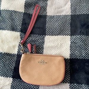 Coach change wristlet
